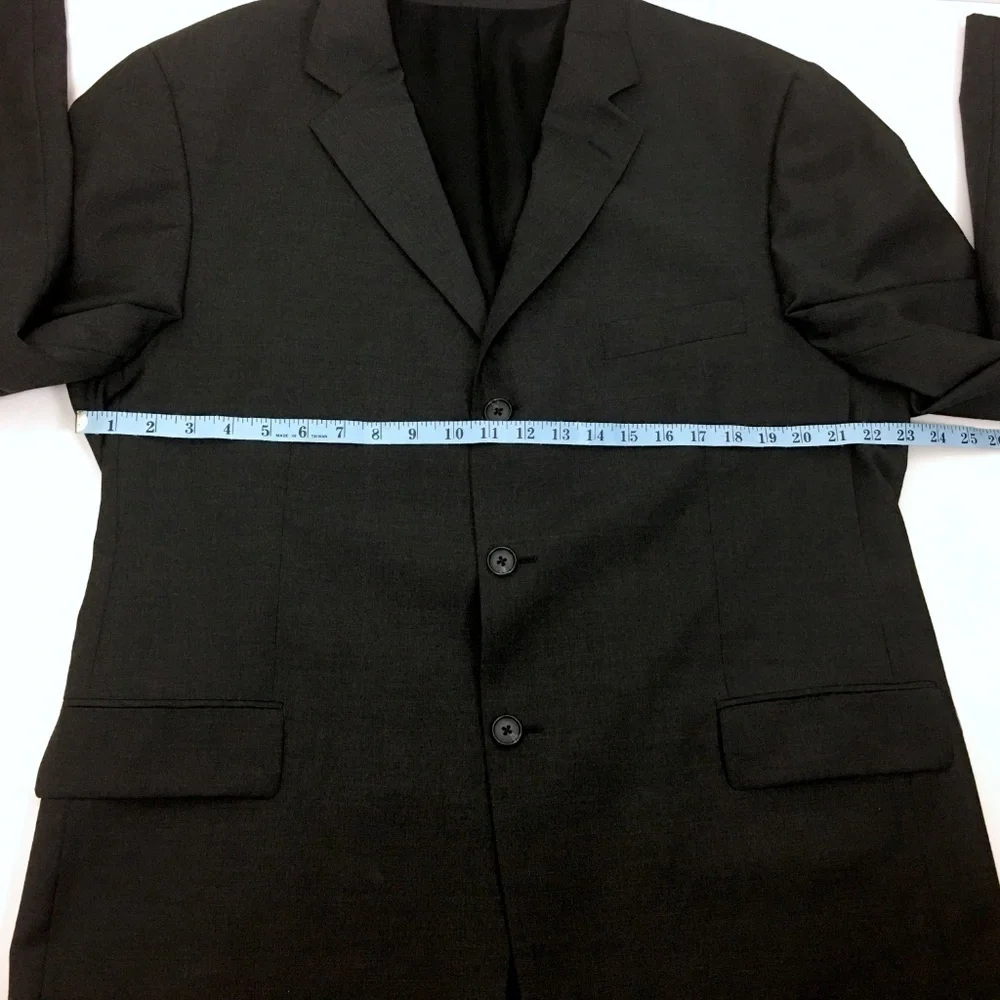 J. Crew Men's Dark Grey Suit Jacket Gray Blazer